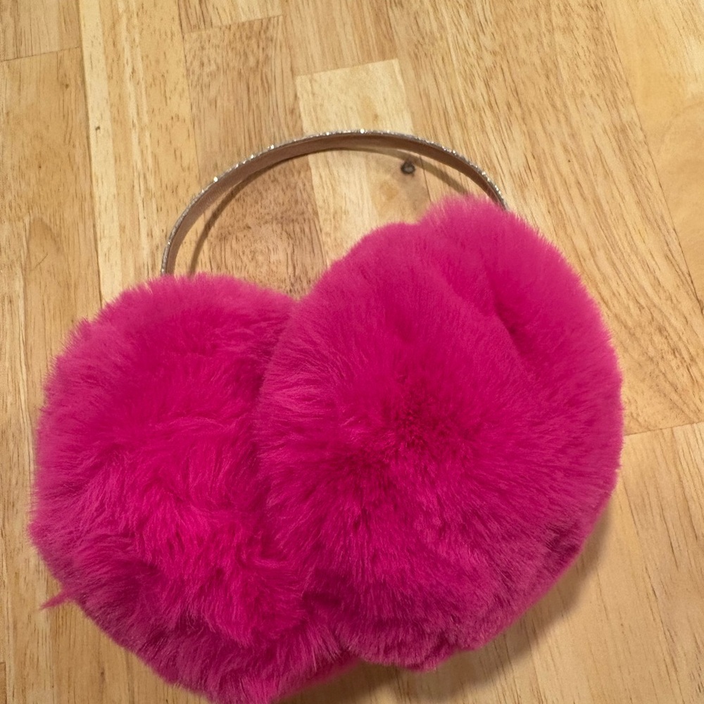 Pink Fluffy Earmuffs